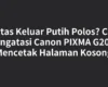 Kertas Keluar Putih Polos? Cara Mengatasi Canon PIXMA G2010 Mencetak Halaman Kosong