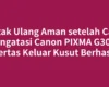 Cetak Ulang Aman setelah Cara Mengatasi Canon PIXMA G3000 Kertas Keluar Kusut Berhasil