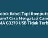 Colok Kabel Tapi Komputer Diam? Cara Mengatasi Canon PIXMA G3270 USB Tidak Terbaca