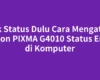 Cek Status Dulu Cara Mengatasi Canon PIXMA G4010 Status Error di Komputer