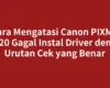 Cara Mengatasi Canon PIXMA G6020 Gagal Instal Driver dengan Urutan Cek yang Benar