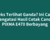 Teks Terlihat Ganda? Ini Cara Mengatasi Hasil Cetak Canon PIXMA E470 Berbayang