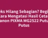 Teks Hilang Sebagian? Begini Cara Mengatasi Hasil Cetak Canon PIXMA MG2522 Putus Putus